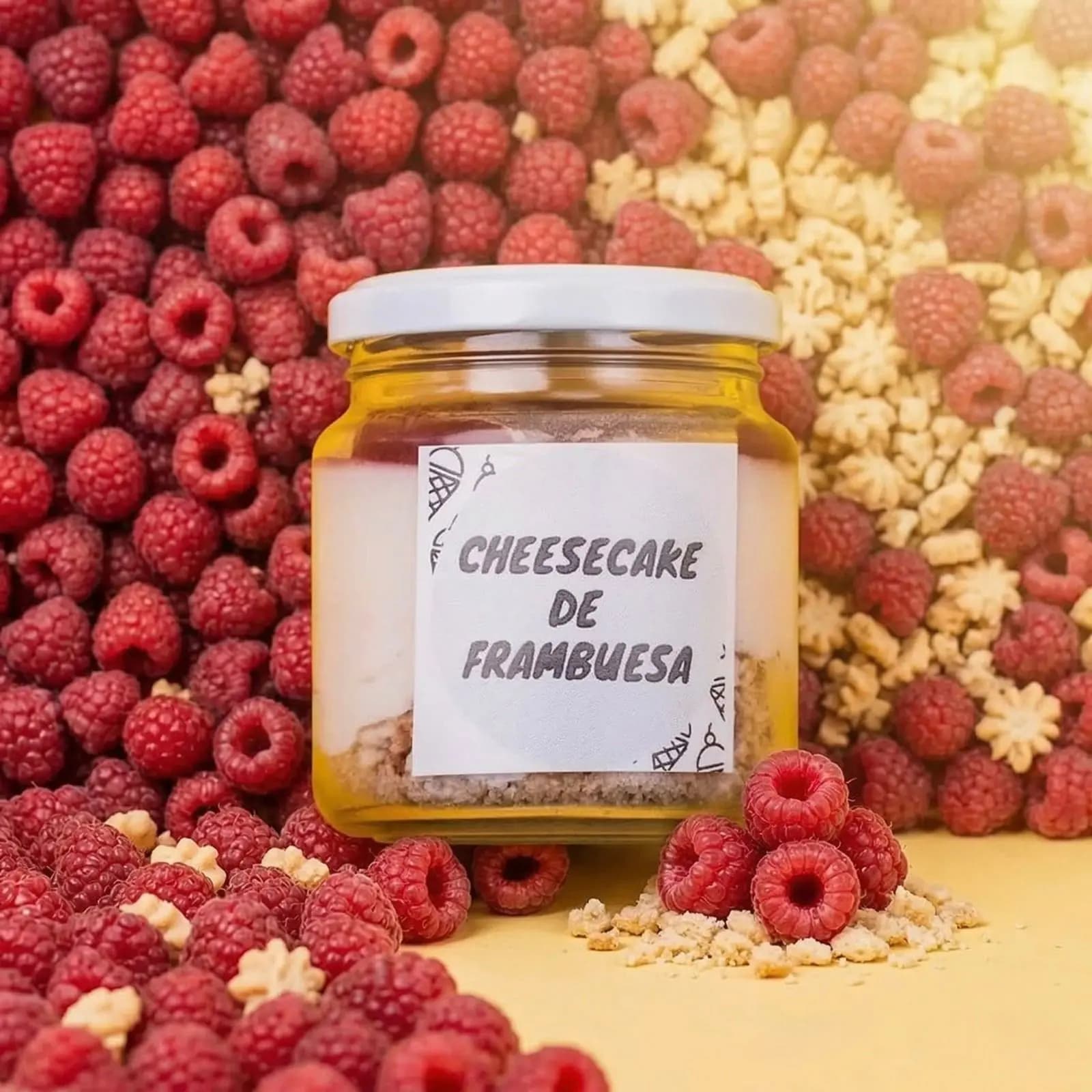 Cheesecake de frambuesa La Polloteka Las Condes